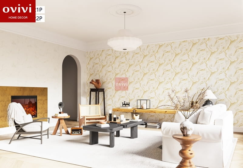 Giấy dán tường Hàn Quốc 8604-2 - Ảnh 2
