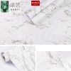 Giấy dán tường có keo sẵn vân đá trắng