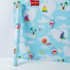 Giấy dán tường có keo sẵn mon xanh