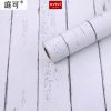 Giấy dán tường có keo sẵn gỗ trắng