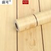 Giấy dán tường có keo sẵn gỗ vàng nhạt