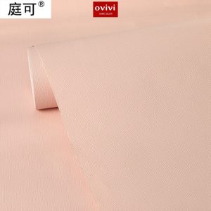 Giấy dán tường có keo sẵn màu hồng phấn