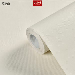Giấy dán tường có keo sẵn vàng be