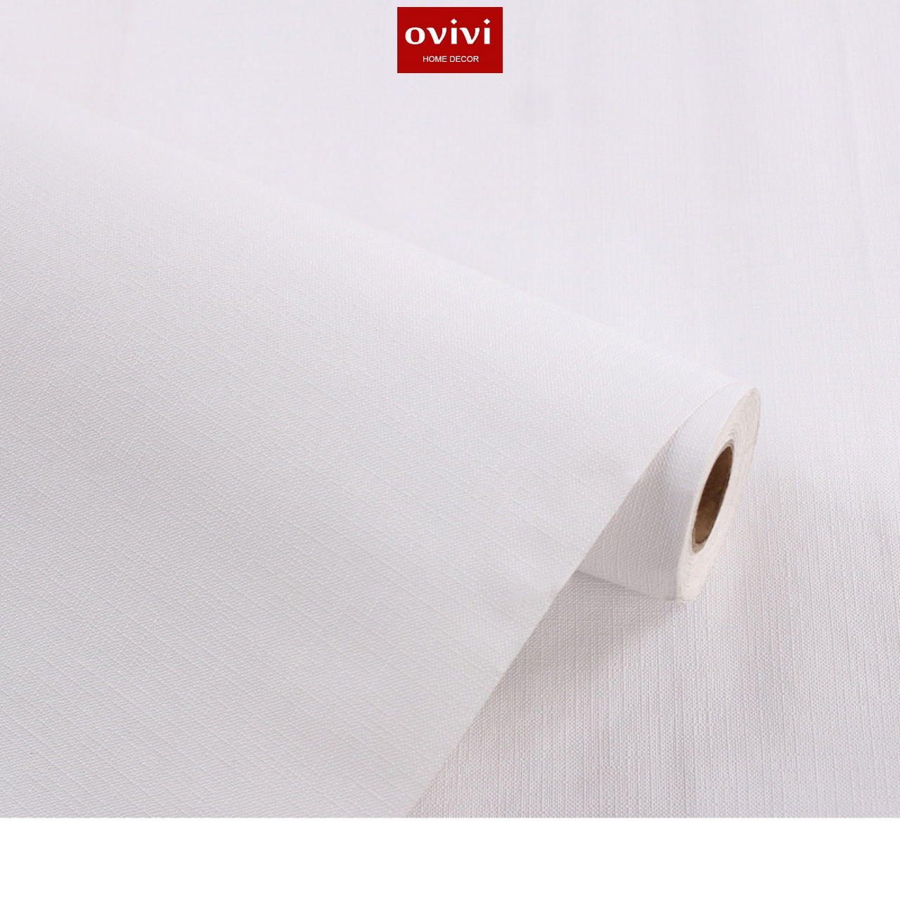 Giấy dán tường có keo sẵn màu trắng nhám - Ảnh 22