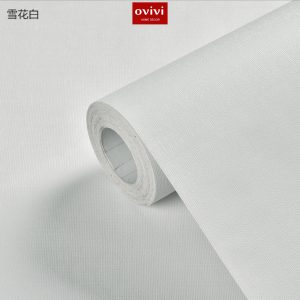 Giấy dán tường có keo sẵn màu trắng nhám