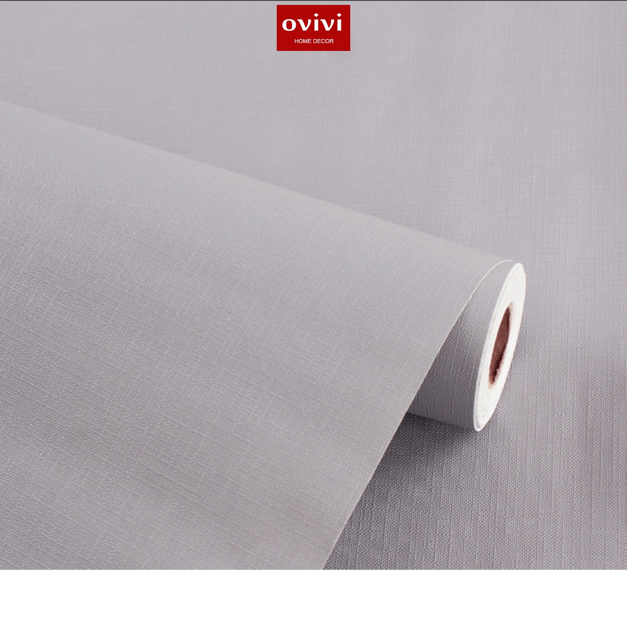 Giấy dán tường có keo sẵn màu xám nhạt - Ảnh 6