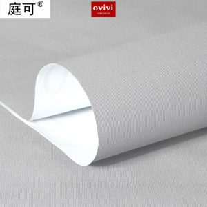 Giấy dán tường có keo sẵn màu xám nhạt