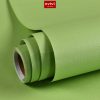 Giấy dán tường có keo sẵn màu xanh táo