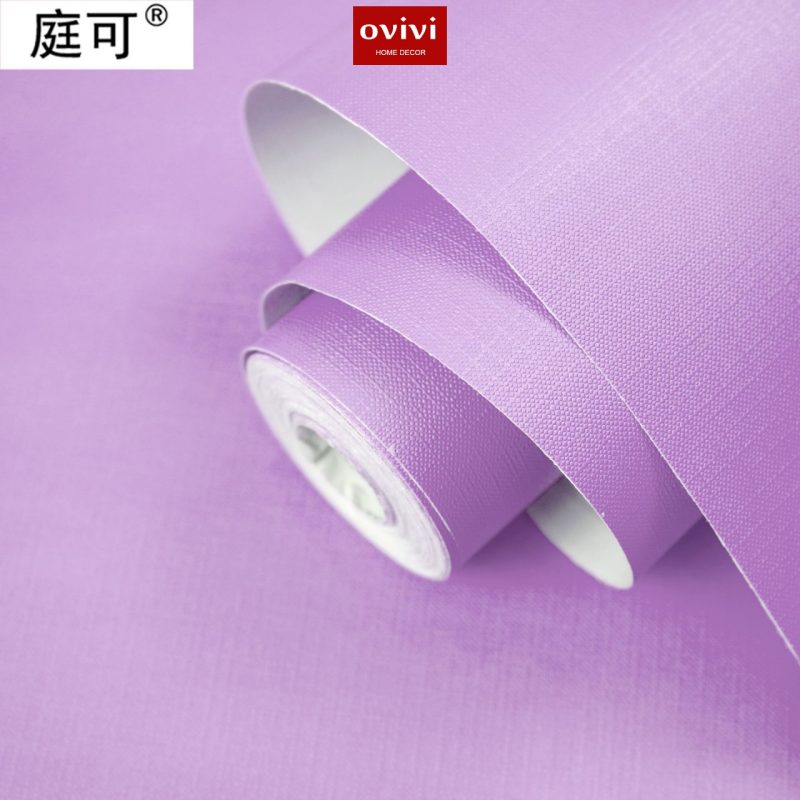 Giấy dán tường có keo sẵn màu tím