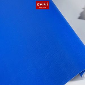 Giấy dán tường có keo sẵn màu xanh lam