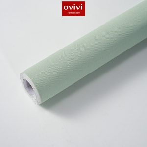Giấy dán tường có keo sẵn xanh mạ non
