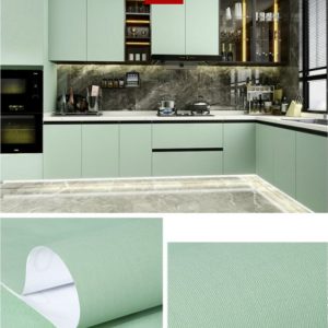 Giấy dán tường có keo sẵn xanh mạ non