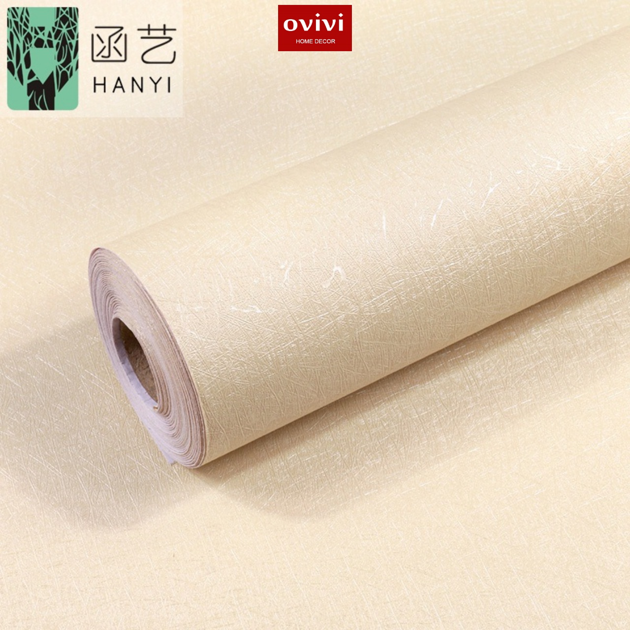Giấy dán tường có keo sẵn vàng rạn