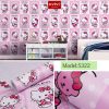 Giấy dán tường có keo sẵn kitty dễ thương
