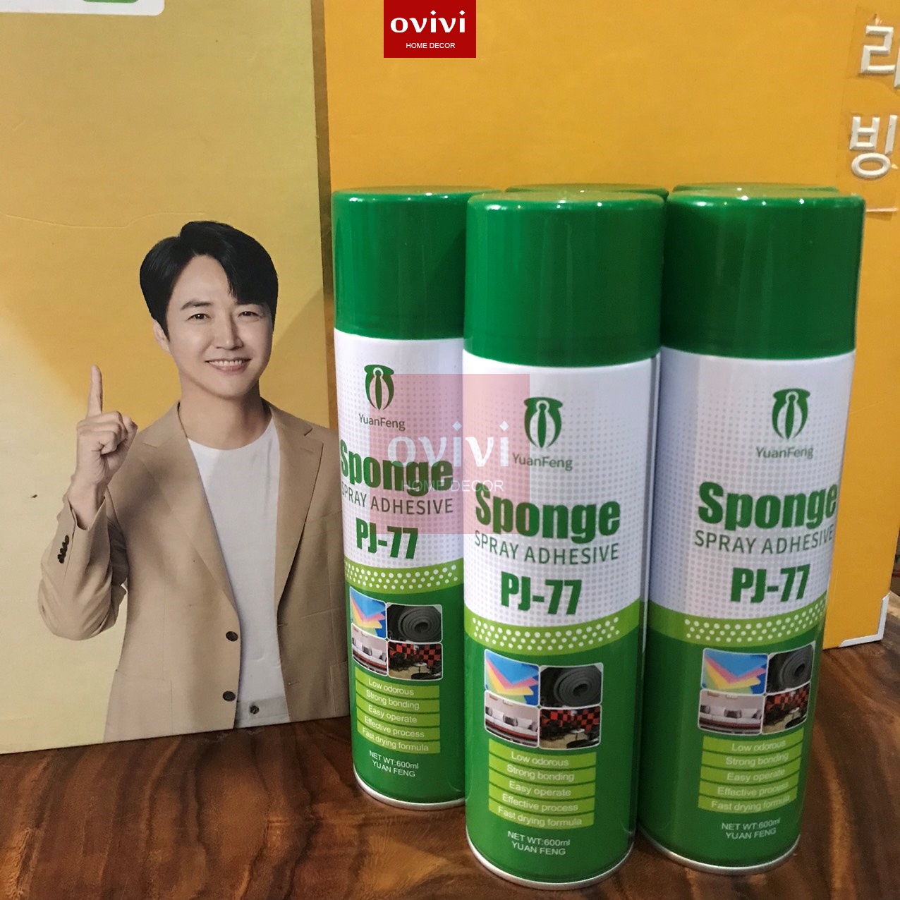 Keo xịt PJ77 đa năng dán xốp dán tường,giấy dán tường
