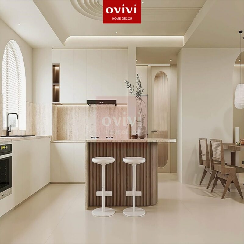 giấy dán tường phòng bếp