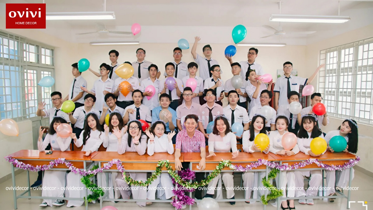 giấy dán tường làm background chụp ảnh ovivi