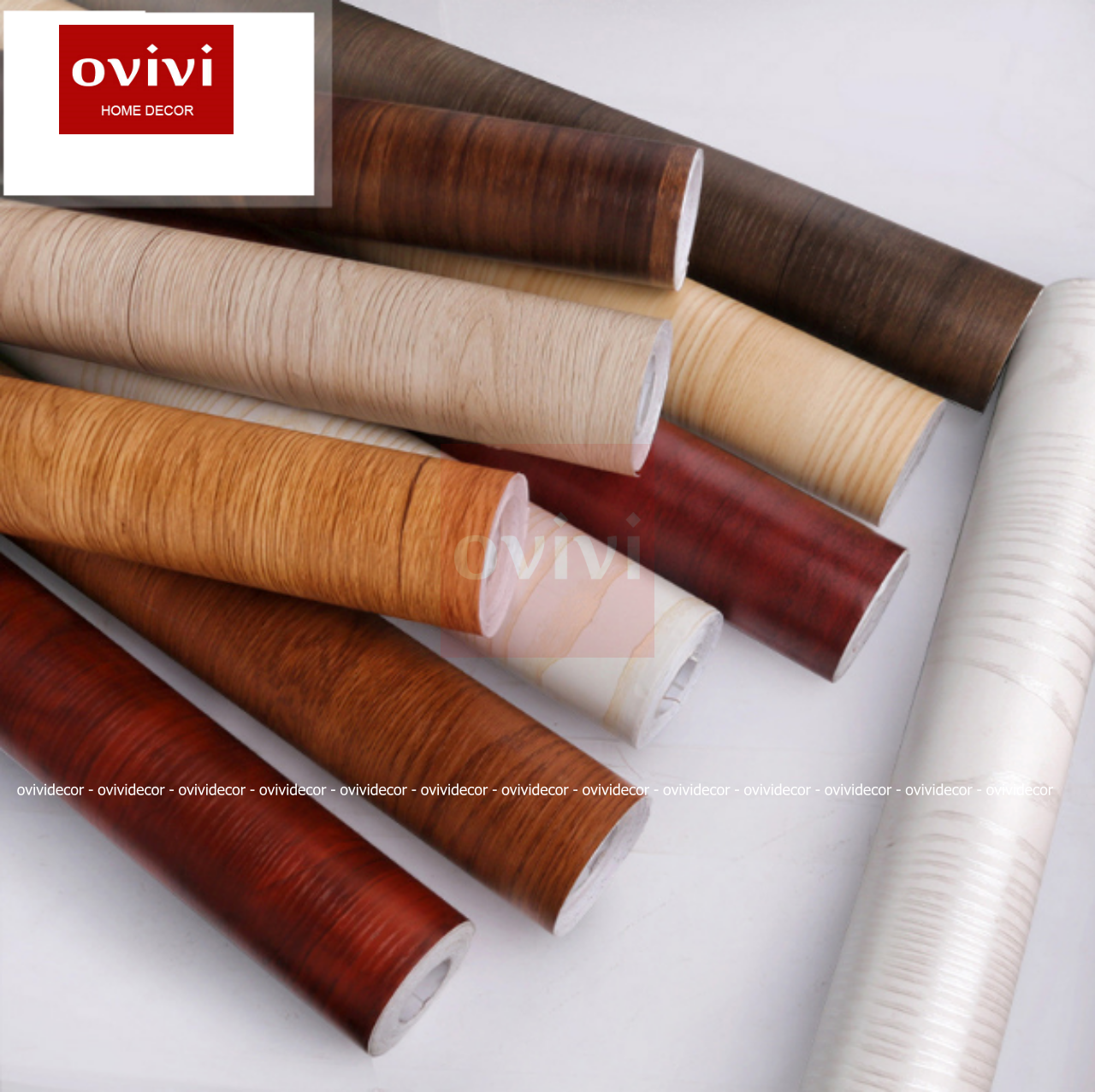 giấy dán tường giả gỗ