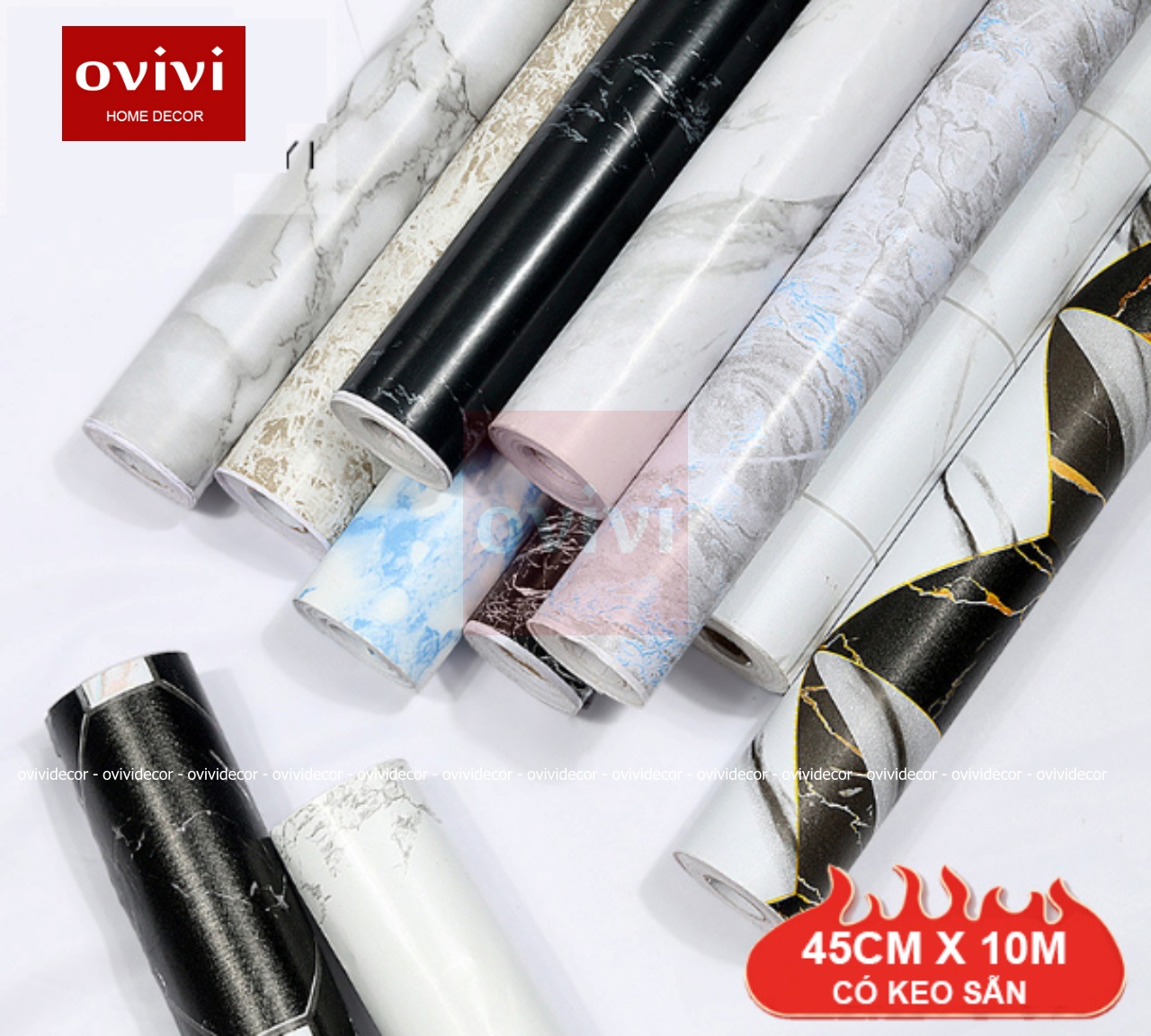 giấy dán tường giả đá