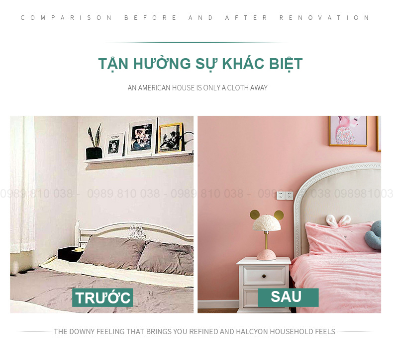 giấy dán tường có keo sẵn
