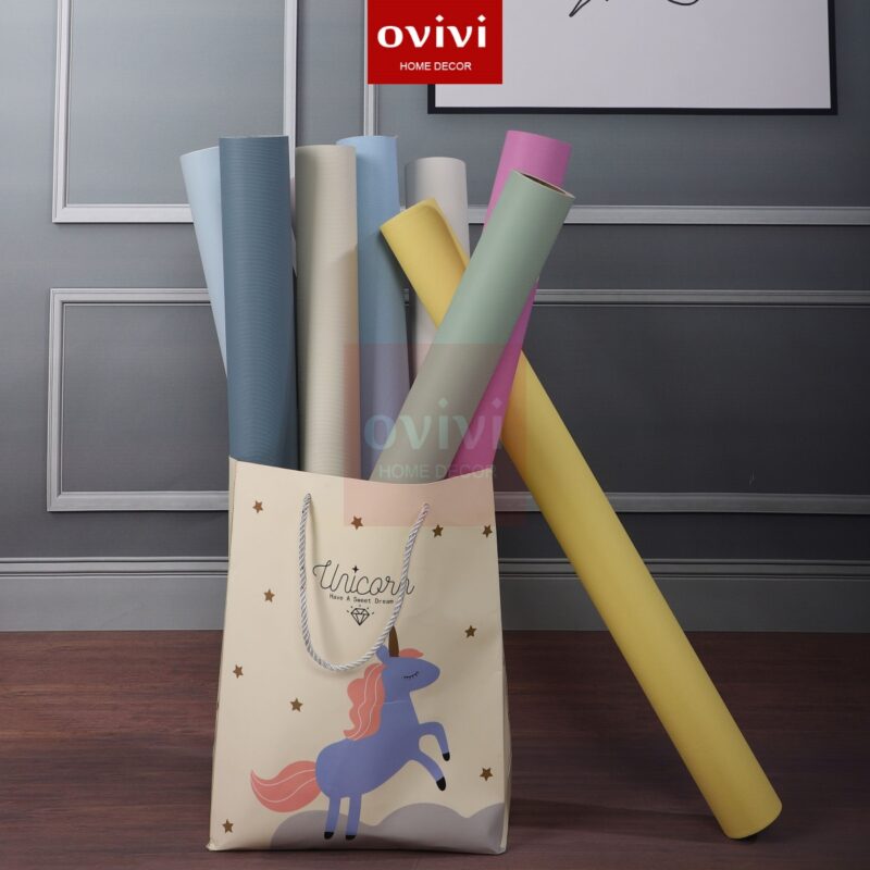 giấy dán tường màu trơn