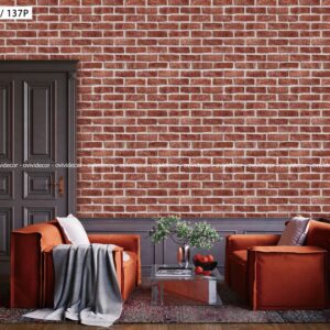 Giấy dán tường Hàn Quốc giả gạch 9828-3