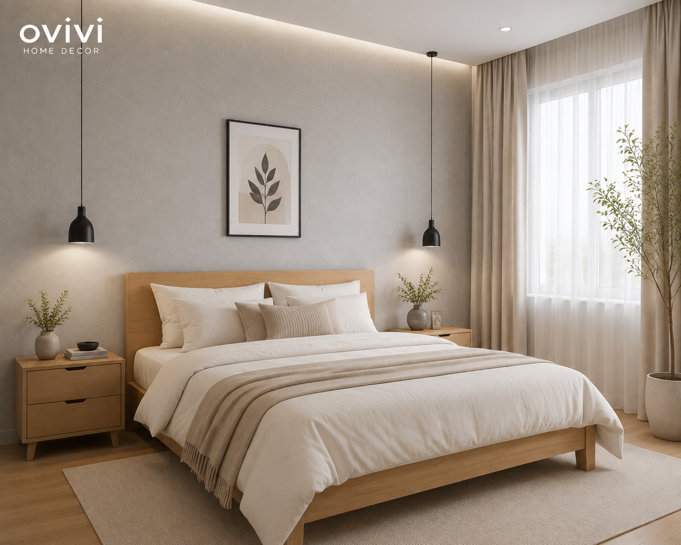 Giấy dán tường vân xi măng